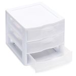 Organizador Mini De Plástico 3 Gavetas - Sterlite