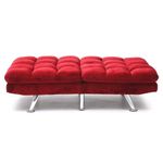 Sofá Cama Color Rojo 107 X 93 X 84 Cm - Z