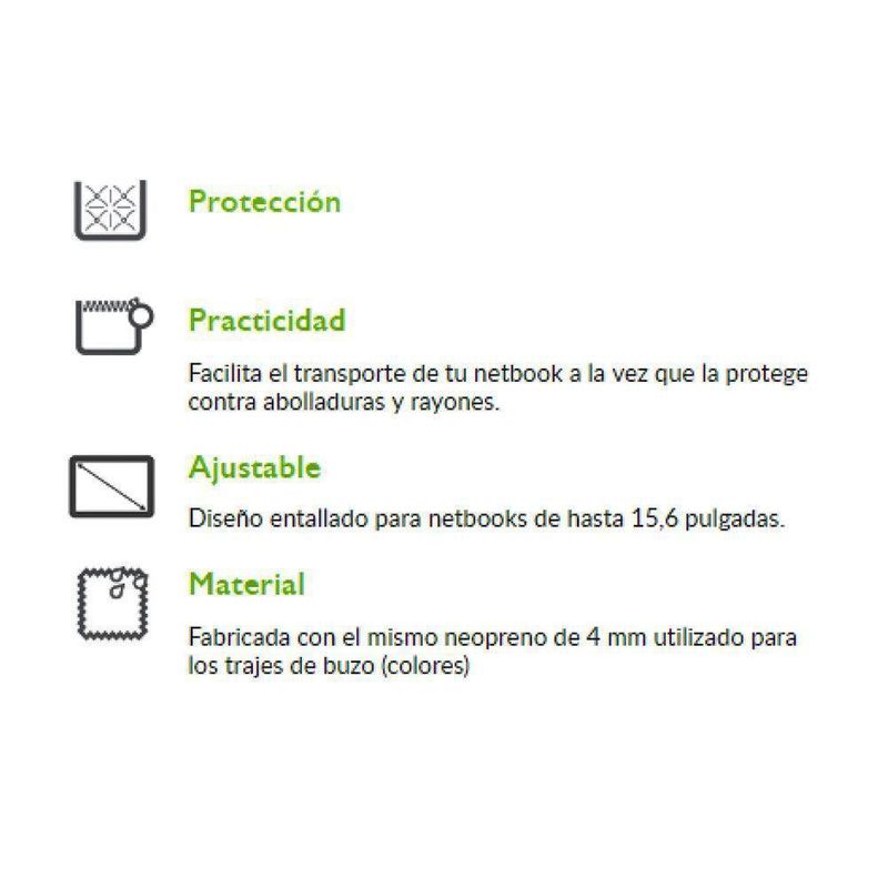 Funda Para Laptop Reversible 15.6 Plg - Klip Xtreme
