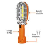 Lámpara De Taller Recargable Led 280 Lm - Truper