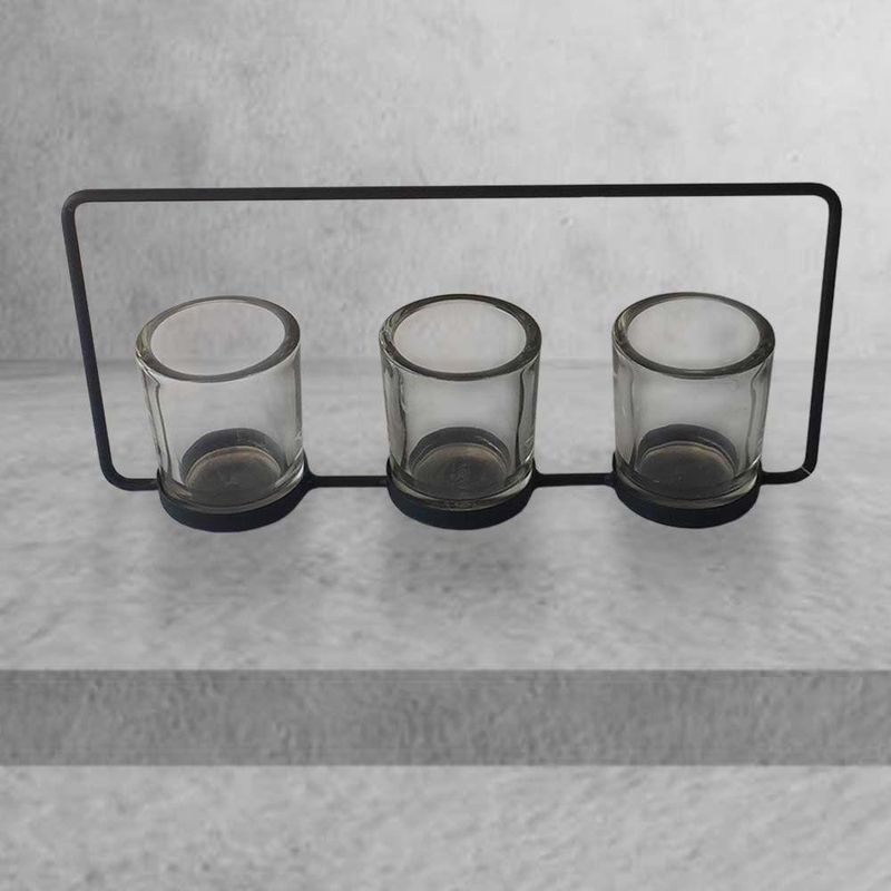 Candelero 3 Velas Con Base - Viva