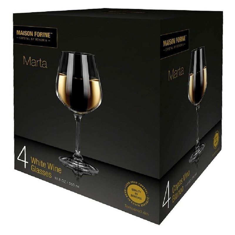 Copas de vino Set de 4. Cristal · Bicos Incolor producidad por Vista A – Lo  de Manuela