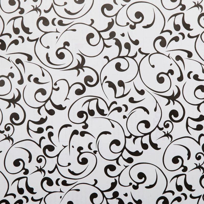 Papel Contact Decorativo Espirales Negros