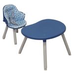 Silla Para Comer Bistro 2 En 1 Azul - Prinsel