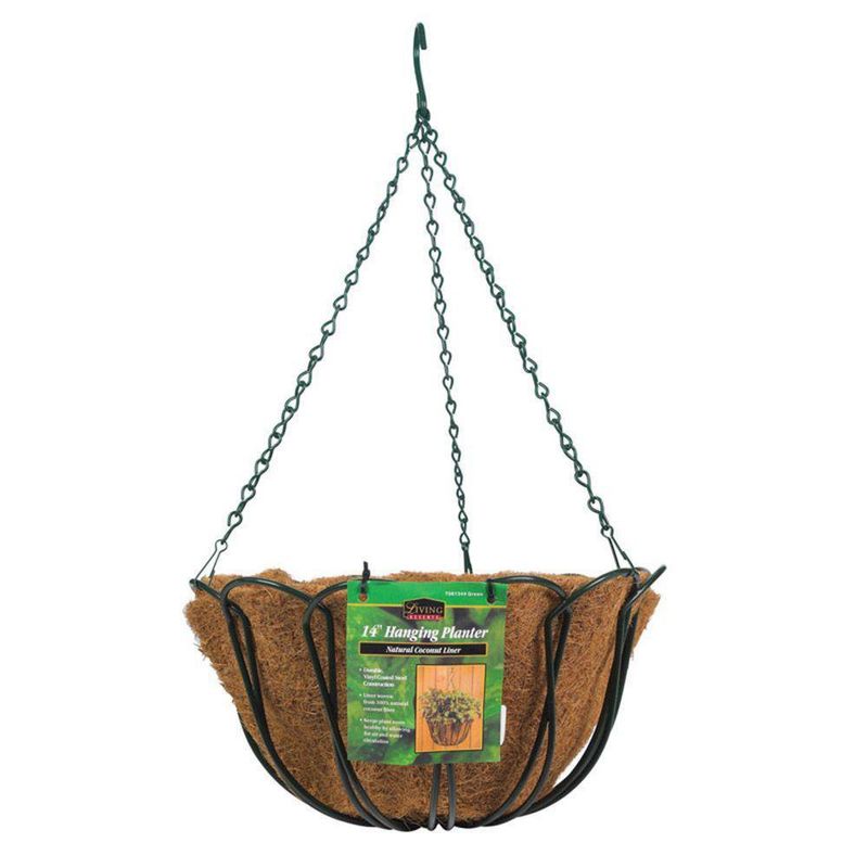 Maceta Colgante De Fibra Natural 35.5x18.5 Cm - Panacea