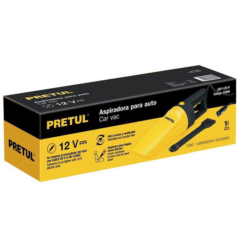 Aspiradora De Mano De 60 W Y 0.5 L - Pretul