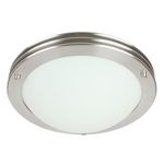 Lampára De Techo Latón Cristal Perlado