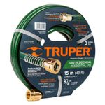 Manguera De 5/8" 3 Capas Terminal De Latón - Truper Varios Tamaños