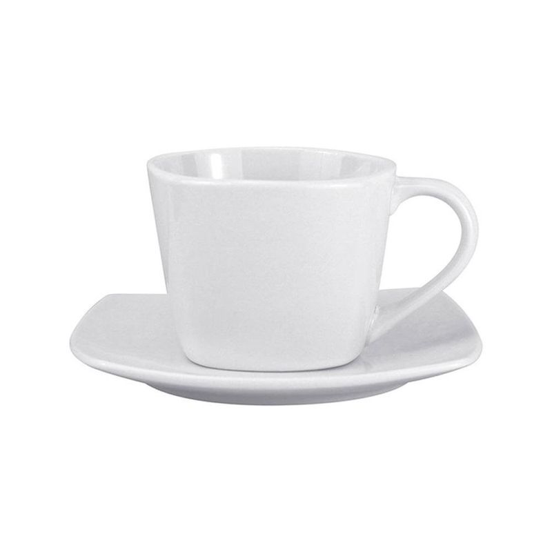 Vajilla 30 Pzas Blanca Porcelana - Toscana