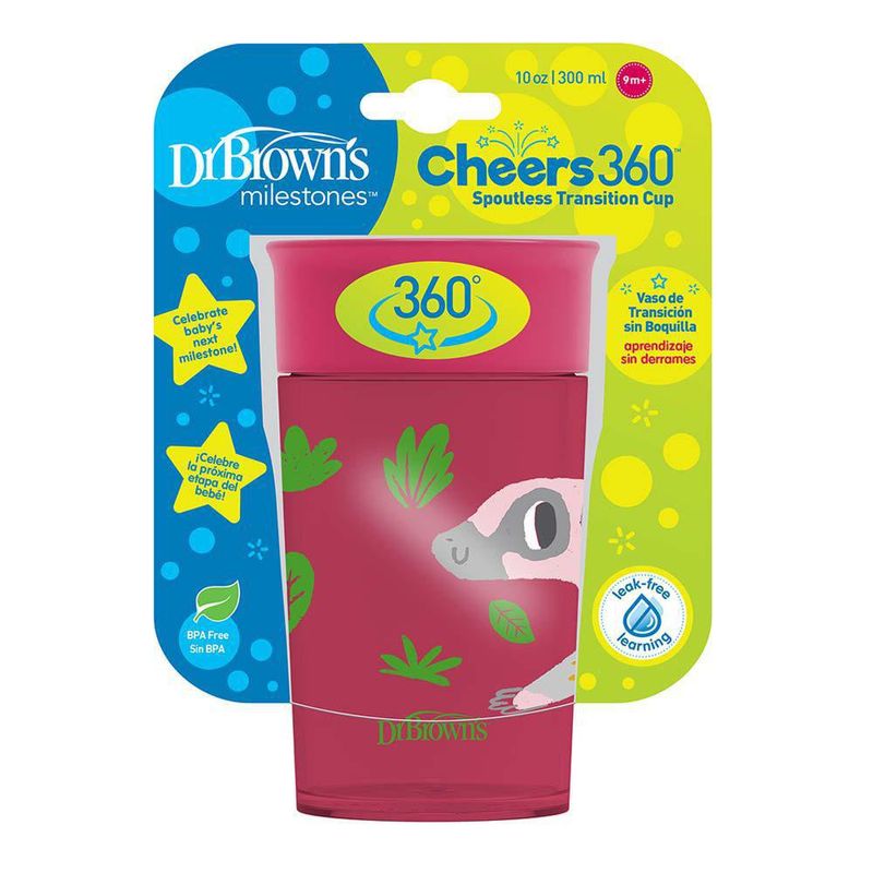 Dr. Brown's cheers 360 vaso transicion sin boquilla azul 6m+ 200ml -  Farmacia en Casa Online