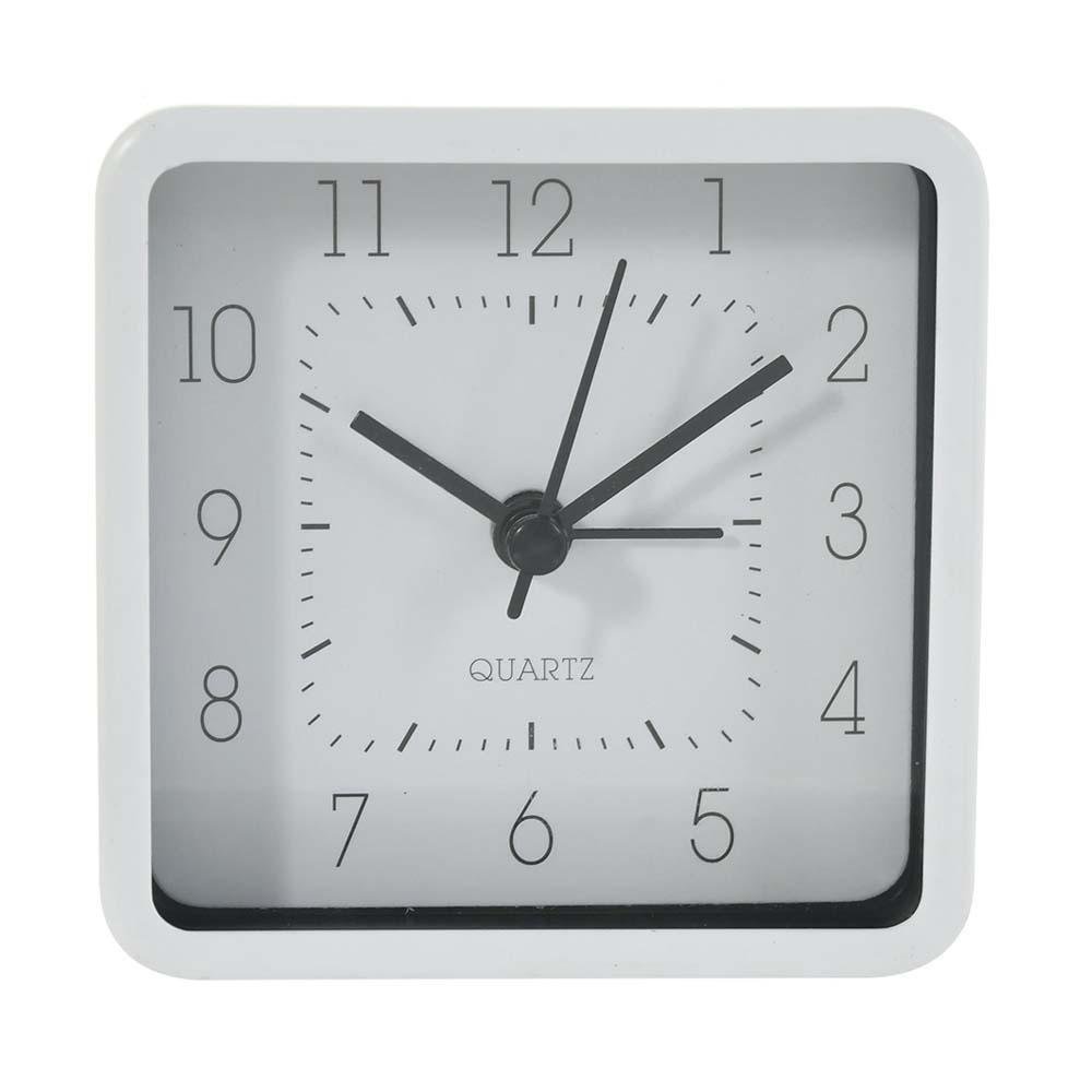 Reloj De Mesa Redondo Con Alarma Blanco - Concepts - Cemaco