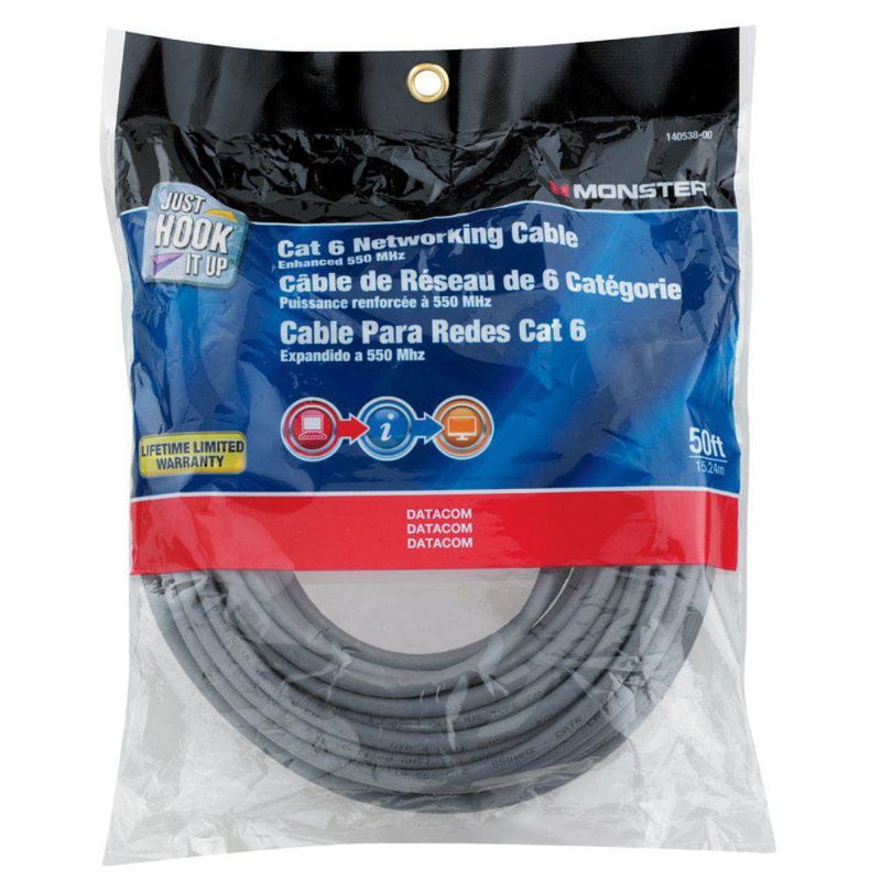 Cable de Red Cat6 Azul 7.6m - Pack de 10 - Multipaquete de cables CAT6