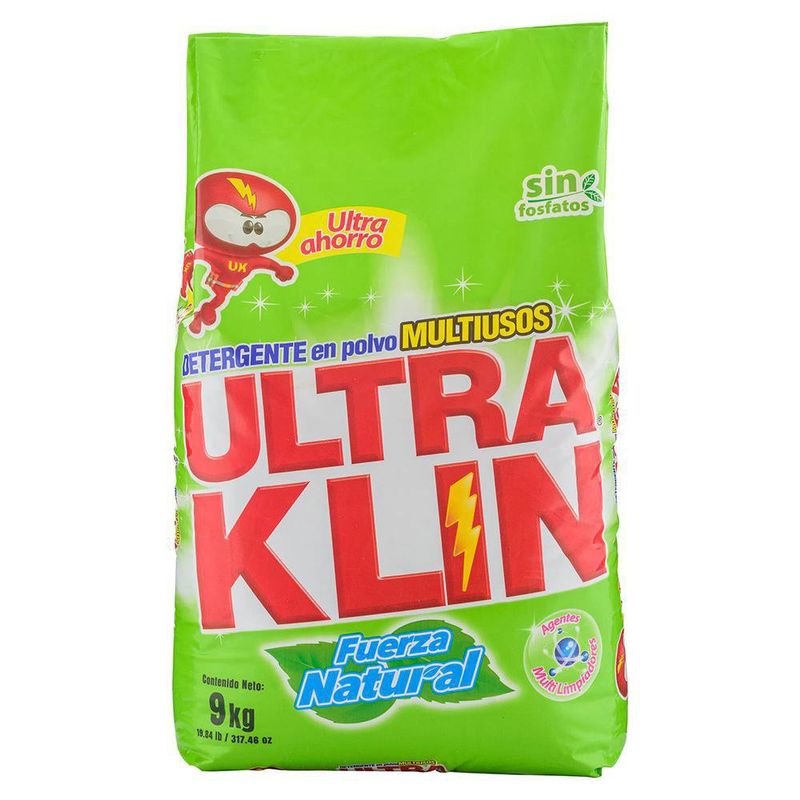 Detergente Fuerza Natural 9 Kg - Ultra Klin