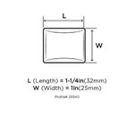 Perilla Amerock Candler 32 Mm Zinc