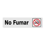 Rótulo No Fumar 5.1X20.3 Cm - Foto Metal