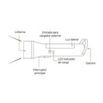 Linterna De Mano Led Recargable De 280 Lm - Pretul