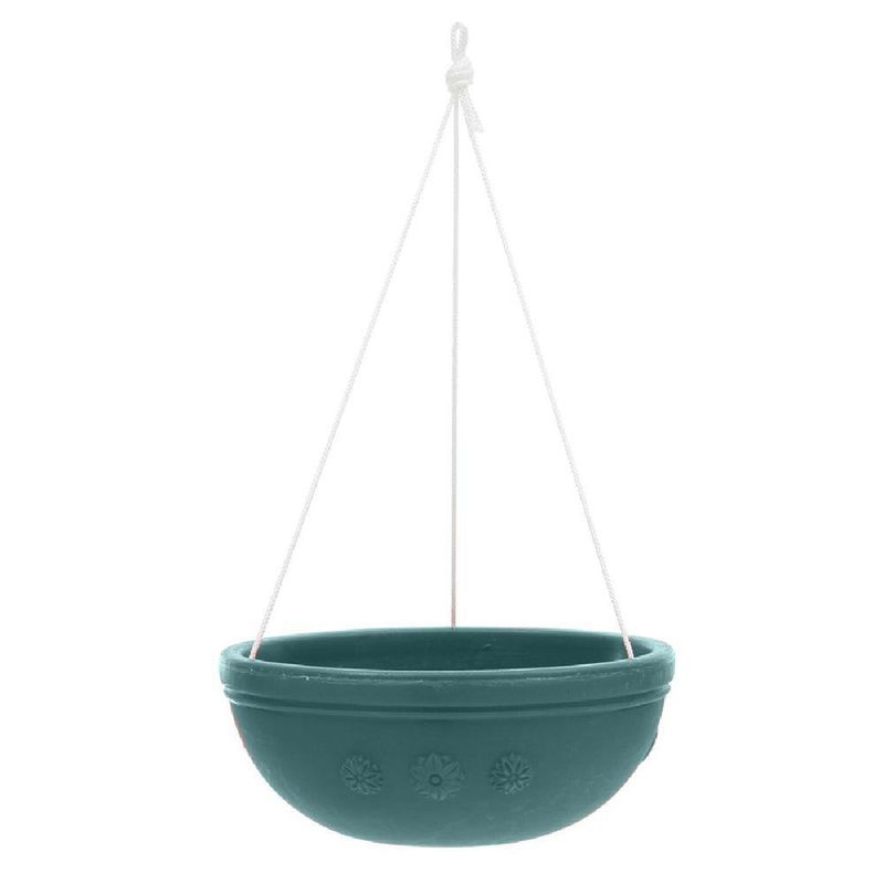 Maceta Colgante Plástica Verde 30X13 Cm - Rototec