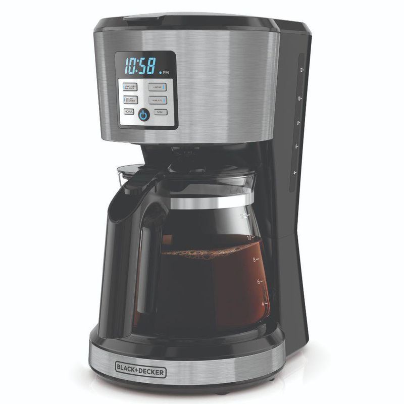 Black+Decker CM2046S-LA, Cafetera térmica programable, 12 tazas. - Guatemala