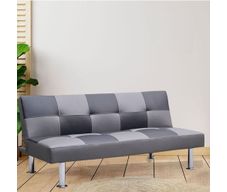 Sofacama Cuadros Gris 175 x 90 x 80 cm - Z