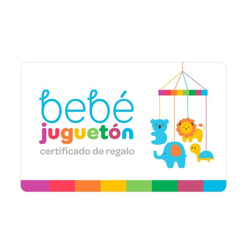 Certificado De Regalo Diseño Bebé Juguetón Monto Variable