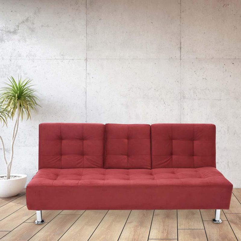 Sofá Cama Con Portavasos Corinto 185X110X84 - Intap