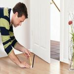 Guardapolvos Moll Bajo Puertas Blanco Con Escobilla - Tesa
