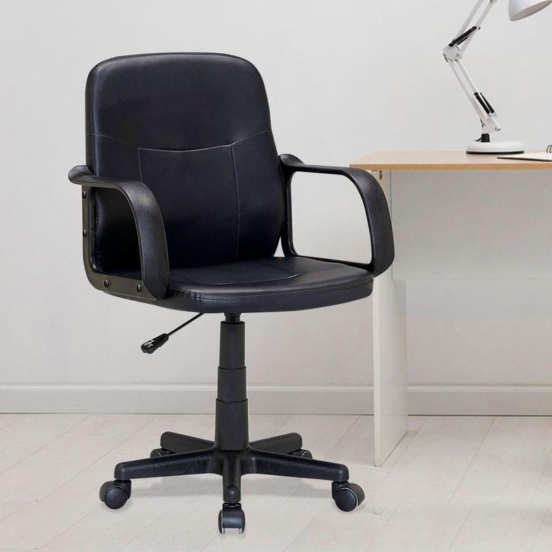 Silla Negra De Altura Ajustable Para Oficina - Z