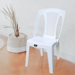 Silla Napoli Para Exterior Blanco - Megaplast Varios Colores