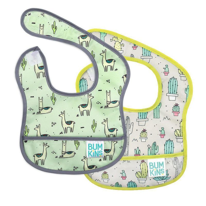 Babero De Inicio Diseño Llama 2 Pzas - Bumkins