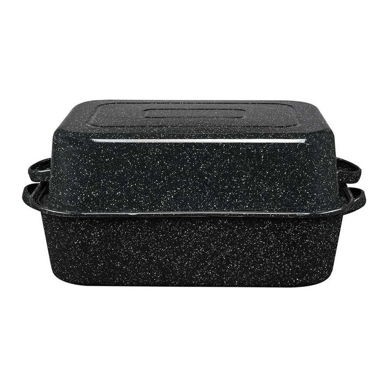 Asador Rectangular Negro Sin Parrilla - Cinsa