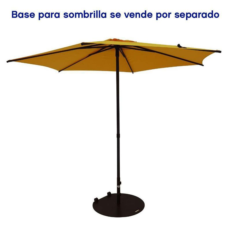 Sombrilla De Exterior Mostaza 2.7 Mts - Hespéride