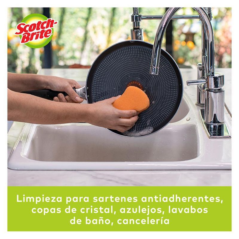 Esponja Limpieza Delicada Cero Rayas Cocina 2 Unidades Scotch-Brite® – Do  it Center