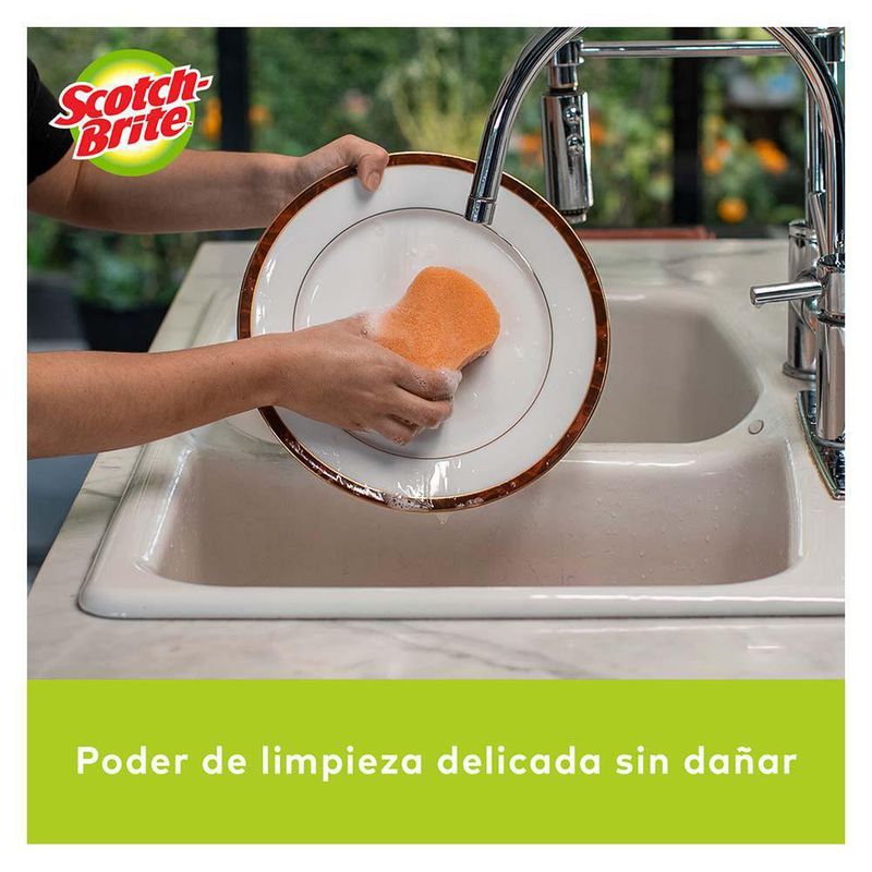 Esponja Doble Uso Cero Rayas 2 Pzs - Scotch Brite