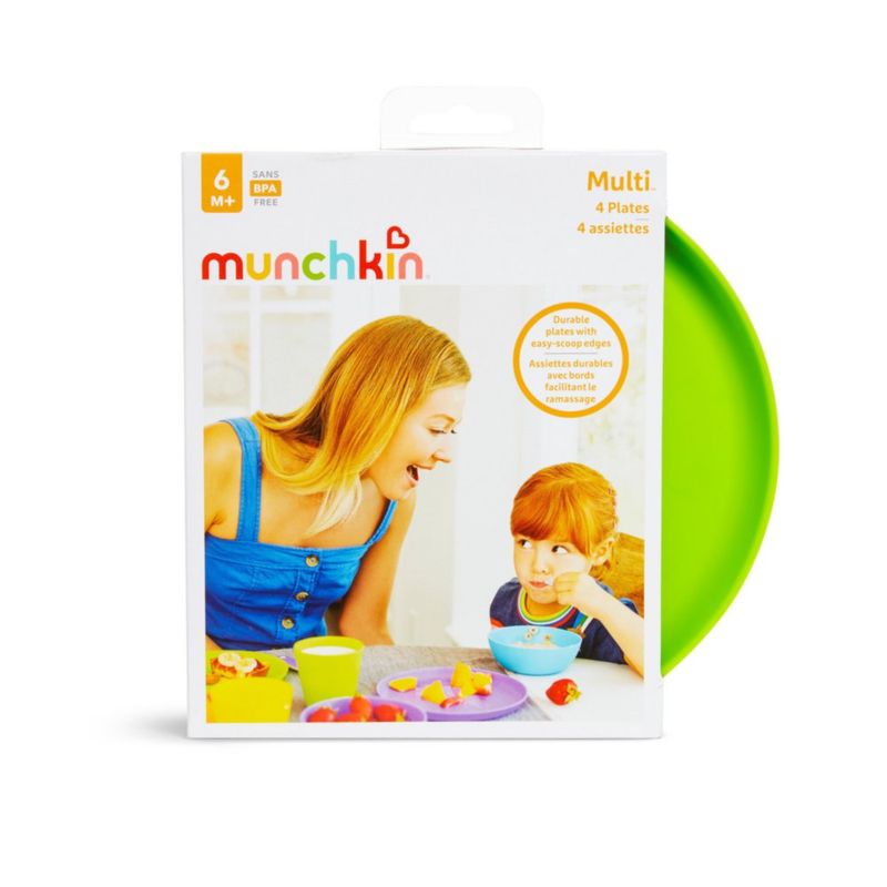 Set De Platos Multicolor 4 Pzas - Munchkin