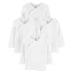 Camisas Con Abertura Blancas 4 Pzas - Carter´s Varias Tallas
