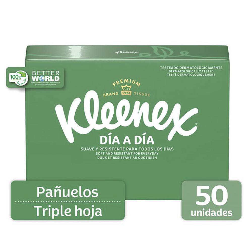 Caja De Pañuelos De Papel 50 Unidades - Kleenex - Cemaco