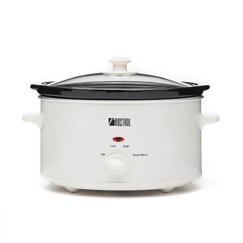 Olla de Cocimiento Lento 4 L Blanca