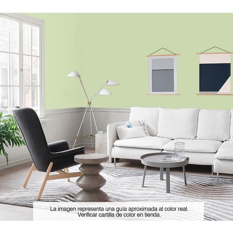 Peninsular Látex Mate Verde Menta 1 Gal - Sherwin Williams