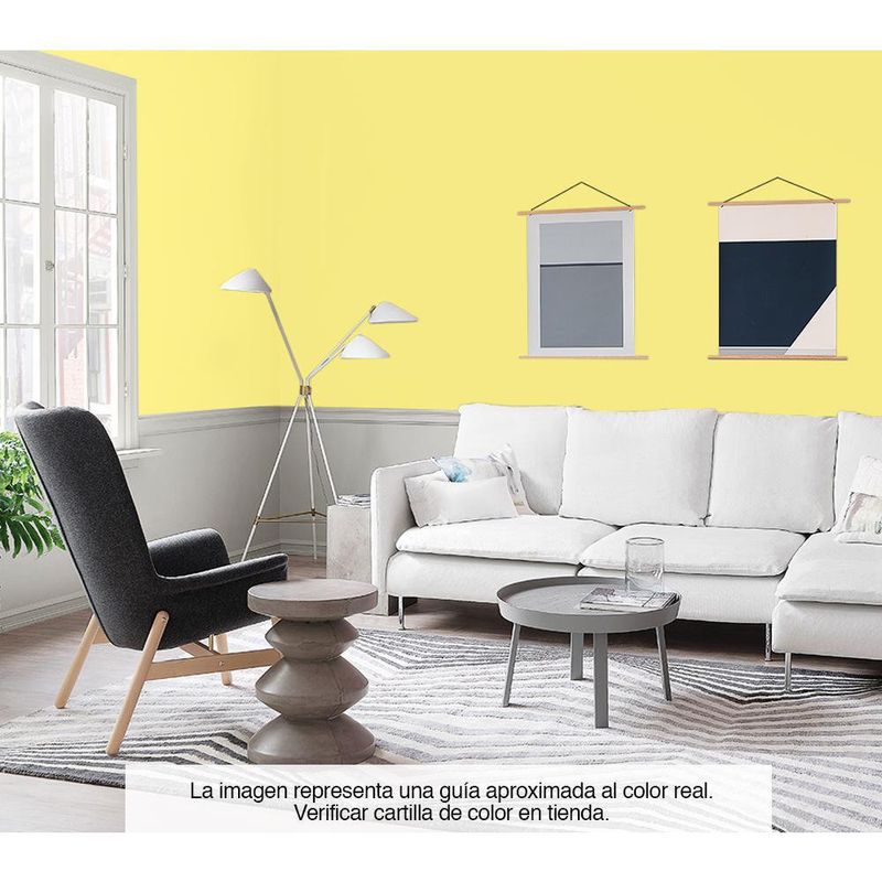 Peninsular Látex Mate Amarillo Trigo 5 Gal - Sherwin Williams