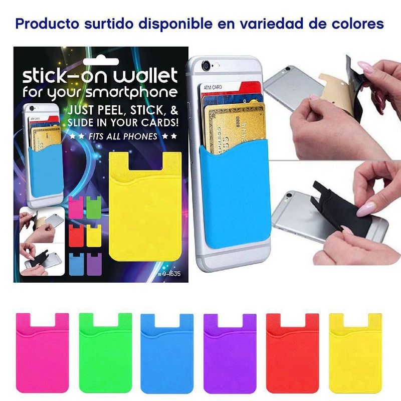 Estuche Auto Adhesivo Para Tarjetas Colores Surtidos