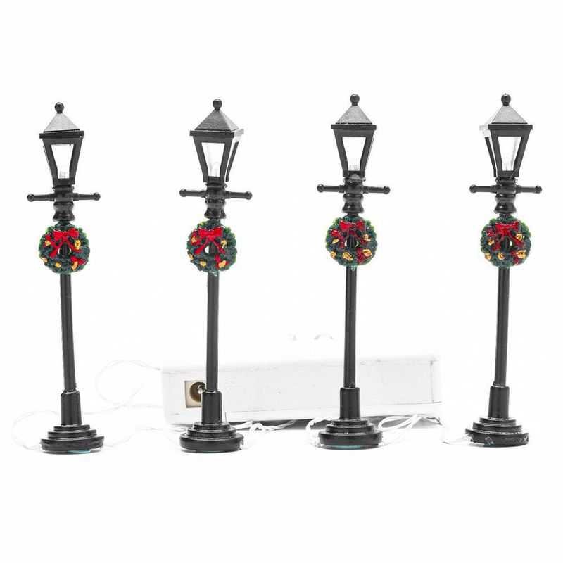 Figura Faroles Con Corona Para Villa Navideña - Lemax