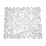 Alfombra Para Lavaplatos De Silicona Transparente - Interdesign