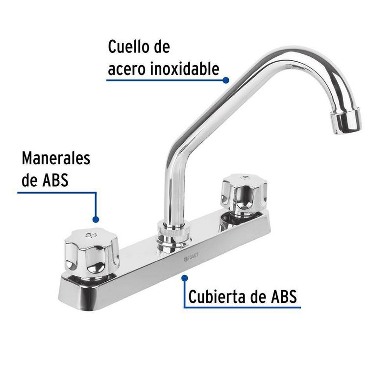 Grifo de Cocina Cuello Largo - Foset