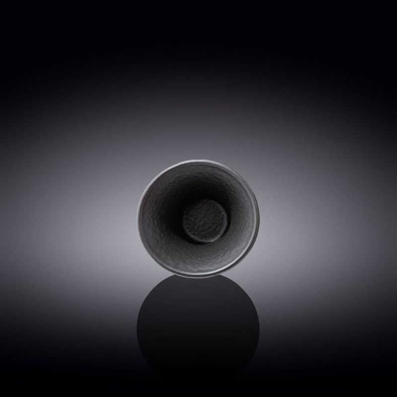 Salsero De Porcelana Color Negro 3 Plg - Wilmax