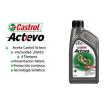 Aceite Sintético 20W-50 4T Actevo 1L - Castrol