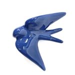 Escultura Decorativa De Cerámica Diseño De Ave 6X9X3 Cm - Viva