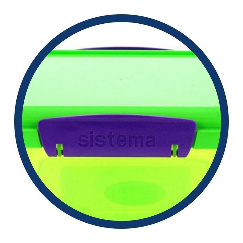 Caja Lonchera Verde De 1.2 Lt - Sistema