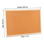 Pizzara De Corcho 40X60 Cm - Cork Board