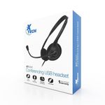 Audifono Usb Para Videoconferencia Color Negro - Xtech