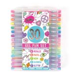 Set De Lapiceros De Gel 30 Pzas - 3c4g